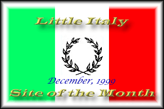Little Italy is the FortuneCity community where this site lives